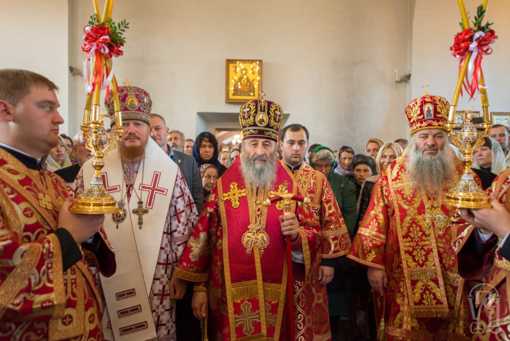 Предстоятель Украинской Церкви отслужил Литургию в Свято-Преображенском Нещеровском монастыре Киевской епархии в день его престольного праздника