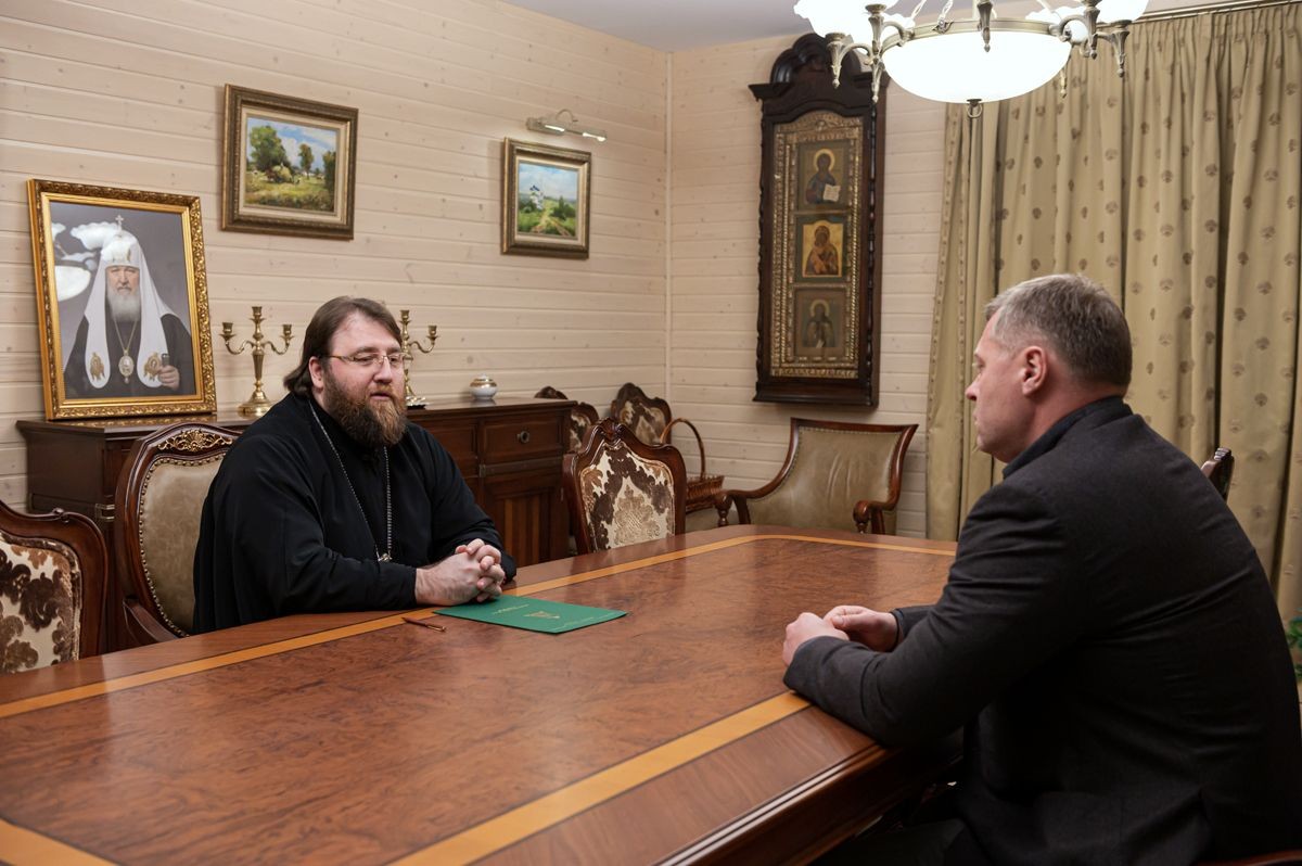 В Финансово-хозяйственном управлении обсудили вопросы реставрации Троицкого монастыря Астраханского кремля