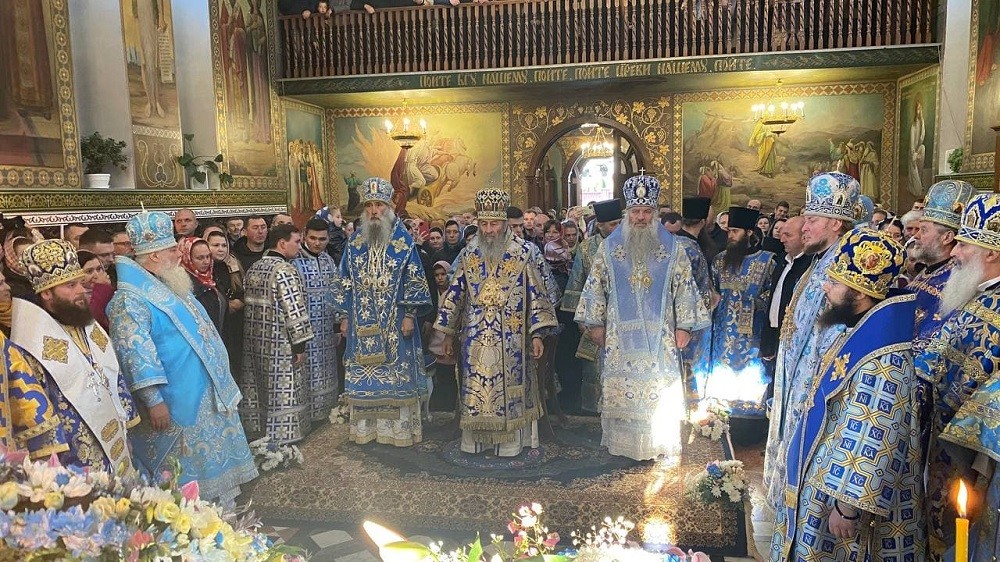Блаженнейший митрополит Киевский и всея Украины Онуфрий совершил Литургию в Успенском Куливецком монастыре