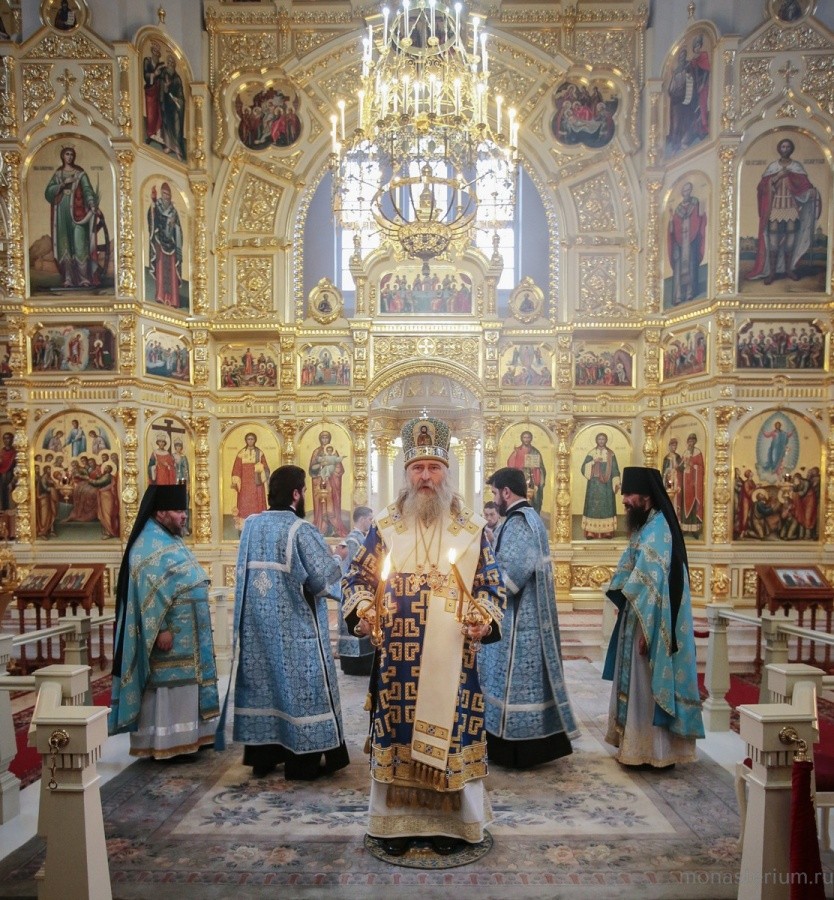 Архиепископ Феогност совершил Литургию в Кресто-Воздвиженском Иерусалимском монастыре
