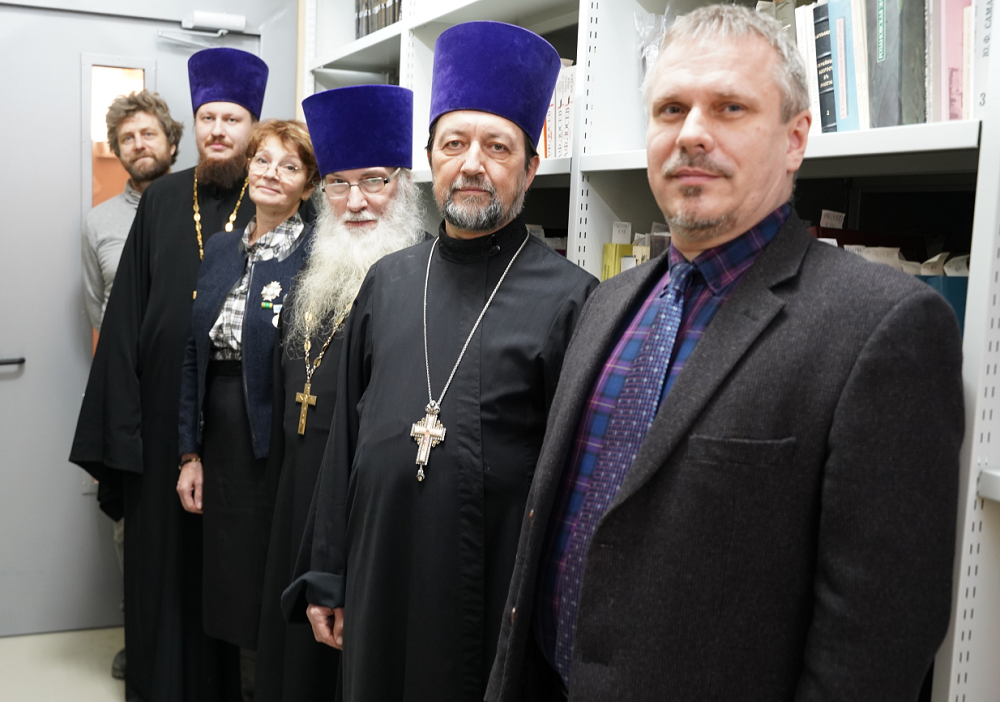 В Андреевском монастыре Москвы состоялось освящение новых помещений Синодальной библиотеки Московского Патриархата 