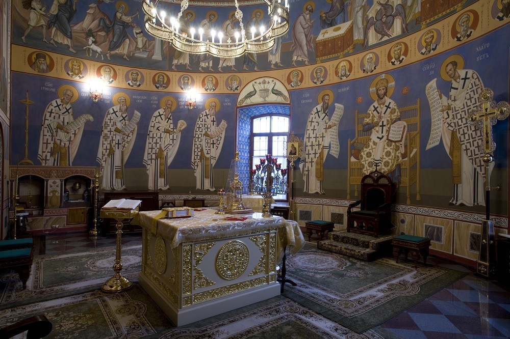 Завершились работы по росписи Троицкого храма Стефано-Махрищского монастыря