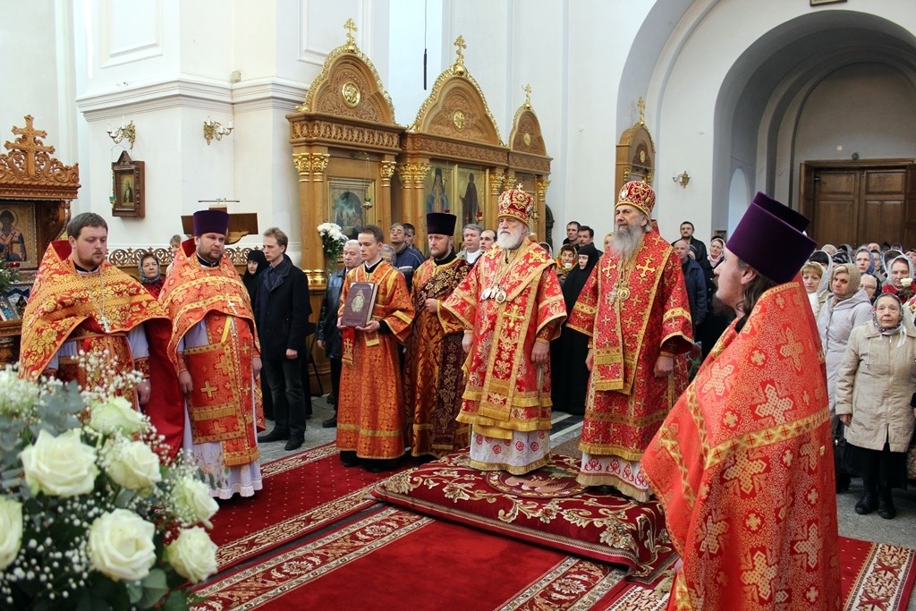 Патриарший экзарх всея Беларуси возглавил Литургию в Спасо-Евфросиниевском монастыре г. Полоцка