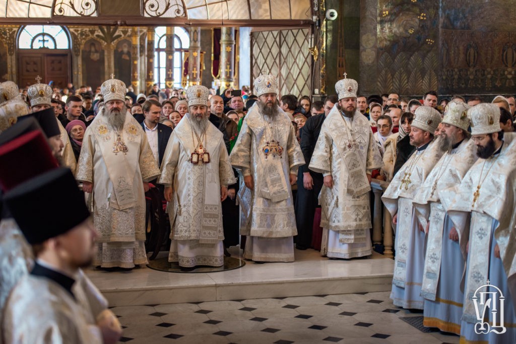 В праздник Крещения Господня Блаженнейший митрополит Онуфрий возглавил Литургию в Киево-Печерской лавре 