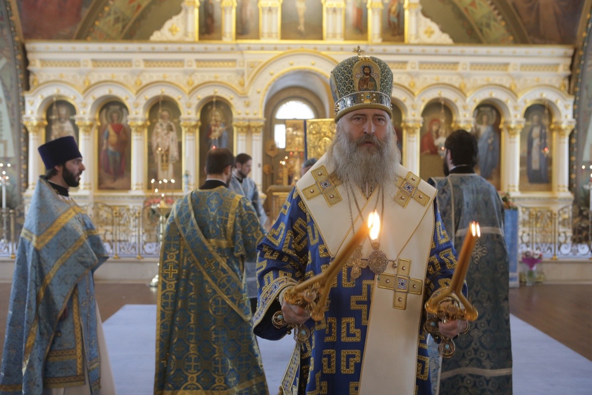 Архиепископ Феогност возглавил престольный праздник в Богородице-Рождественском монастыре 