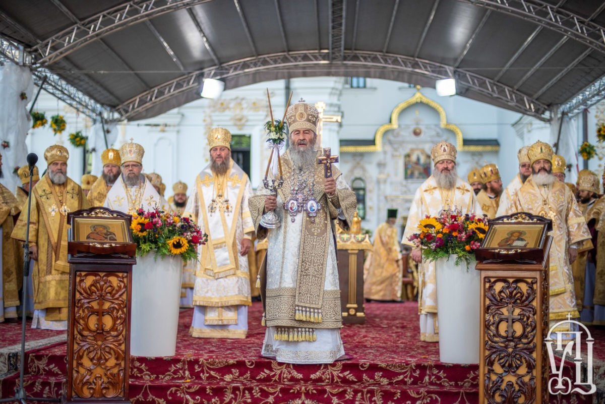 Блаженнейший митрополит Онуфрий возглавил в Киево-Печерской лавре торжества в честь праздника Крещения Руси 