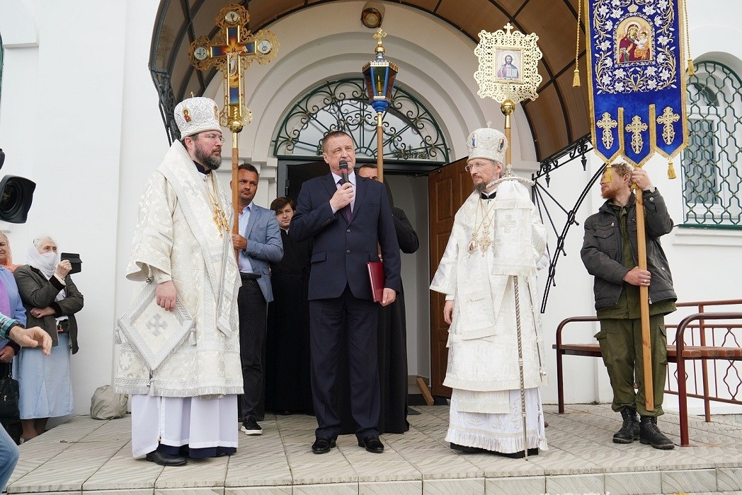 Митрополит Минский Вениамин возглавил торжества по случаю 380-летия Свято-Вознесенского Барколабовского монастыря 