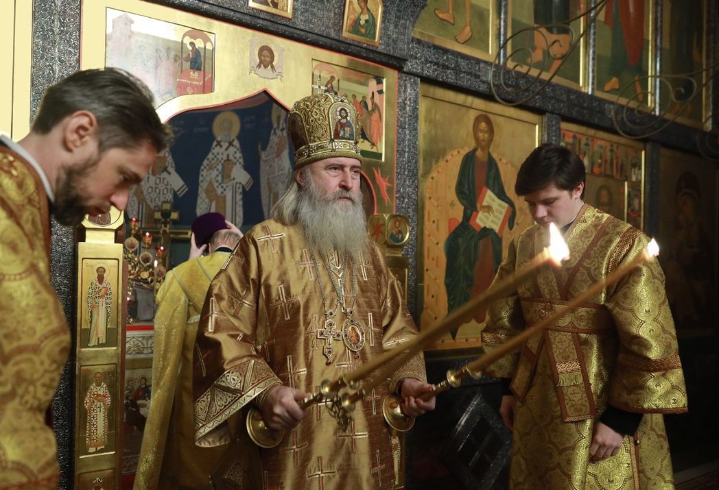 Митрополит Каширский Феогност возглавил престольный праздник в Николо-Угрешском монастыре
