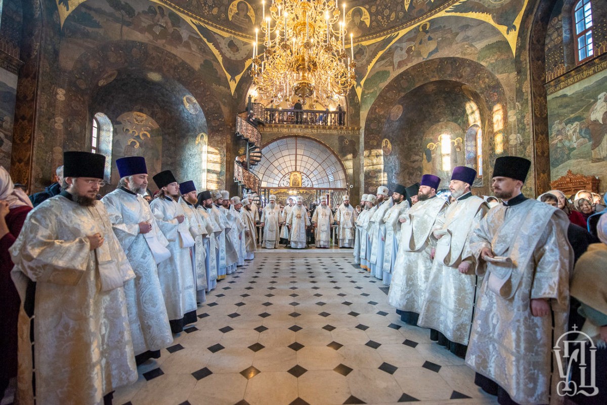 В праздник Богоявления Предстоятель Украинской Православной Церкви возглавил Литургию в Киево-Печерской лавре