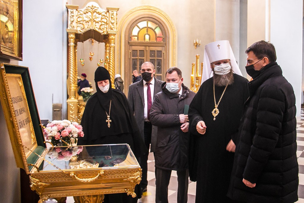 Полномочный представитель Президента РФ Игорь Щёголев посетил Вознесенский монастырь Тамбова 