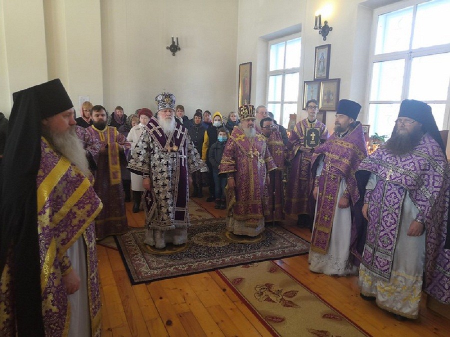 В Свято-Троицком Никандровом монастыре Боровичской епархии отметили престольный праздник