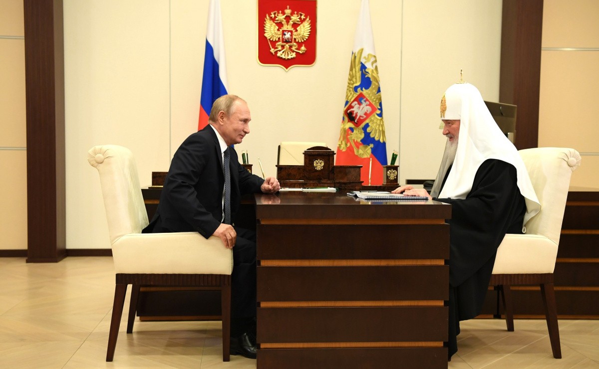 Состоялась встреча Президента России В.В. Путина со Святейшим Патриархом Кириллом