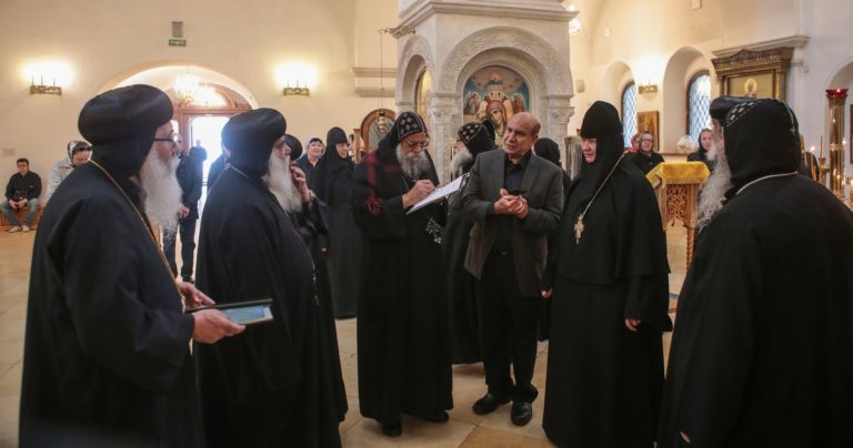 Делегация монашествующих Коптской Церкви посетила Зачатьевский монастырь