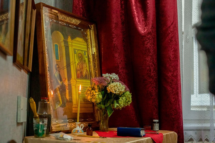На военном факультете БГУИР состоялось освящение часовни Минского Елисаветинского монастыря