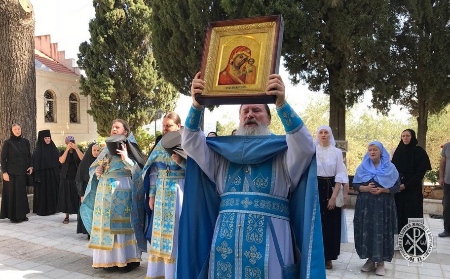 В Горненском монастыре в Иерусалиме почтили чудотворный Казанский образ Богородицы