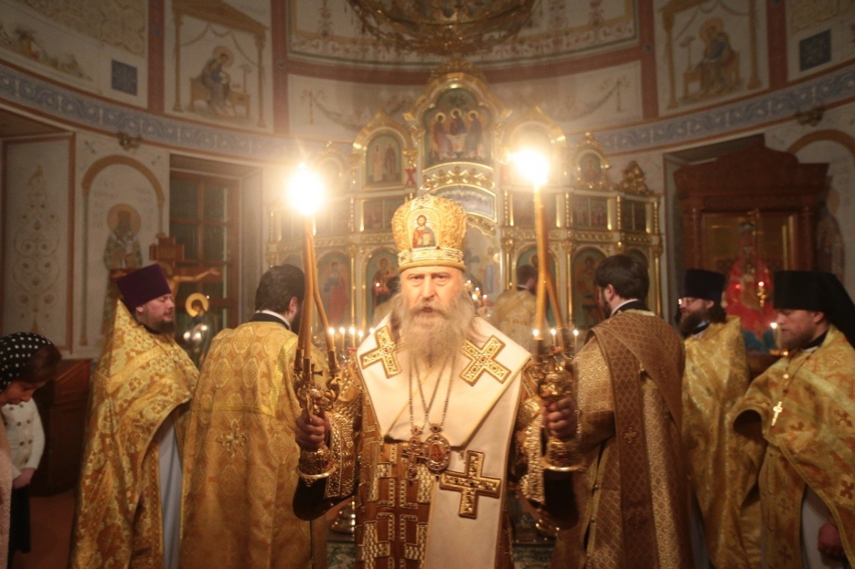 Архиепископ Феогност совершил Литургию в Борисоглебском Аносином монастыре