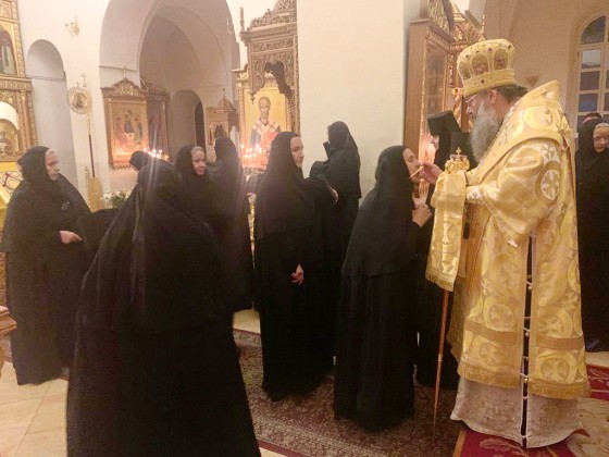 Митрополит Кирилл совершил всенощное бдение в Горненском монастыре на Святой Земле