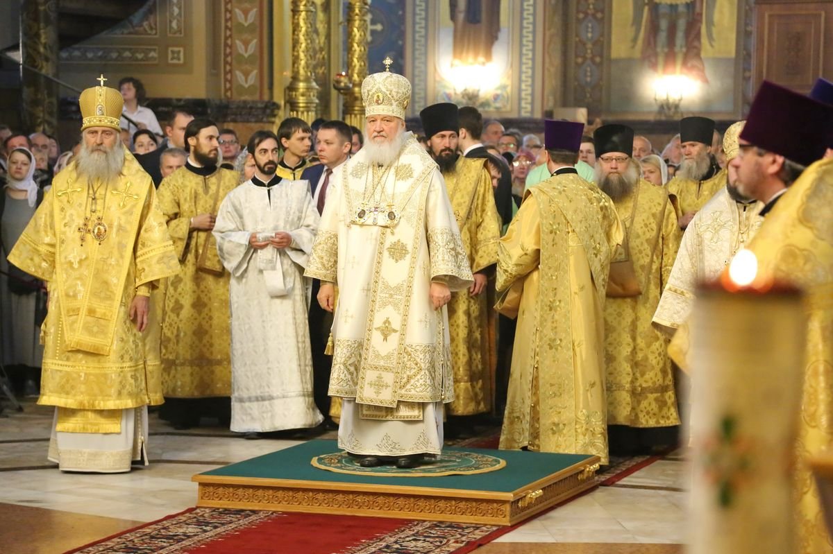 Патриарх Кирилл возглавил Литургию в Николо-Угрешском монастыре