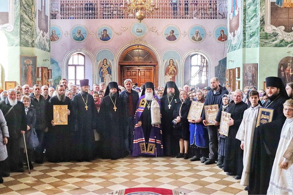 Освящен храм преподобных отцев Киево-Печерских в Гуслицком монастыре в Московской области
