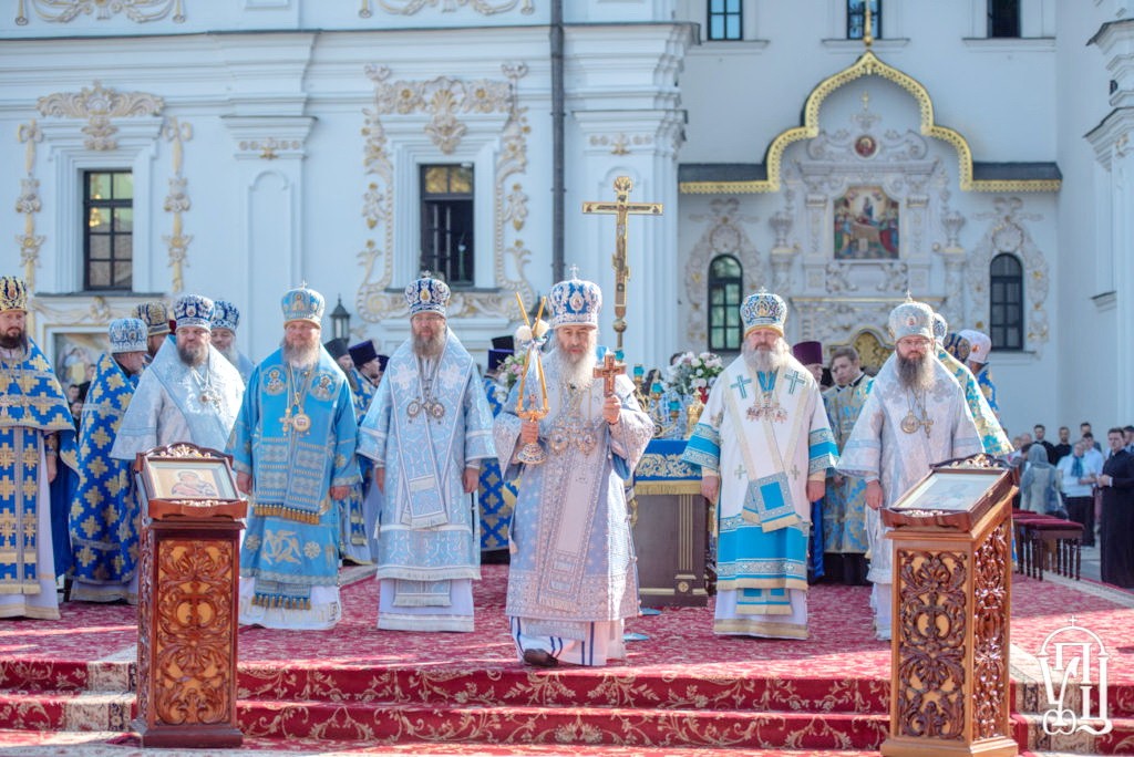 Блаженнейший митрополит Онуфрий возглавил престольные торжества в Успенской Киево-Печерской лавре