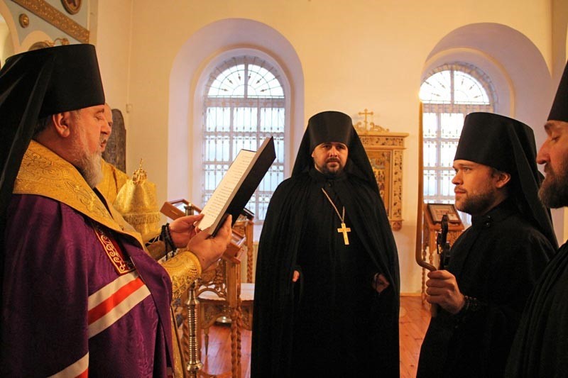 Епископ Сергий совершил иноческий постриг в г. Вязьме 