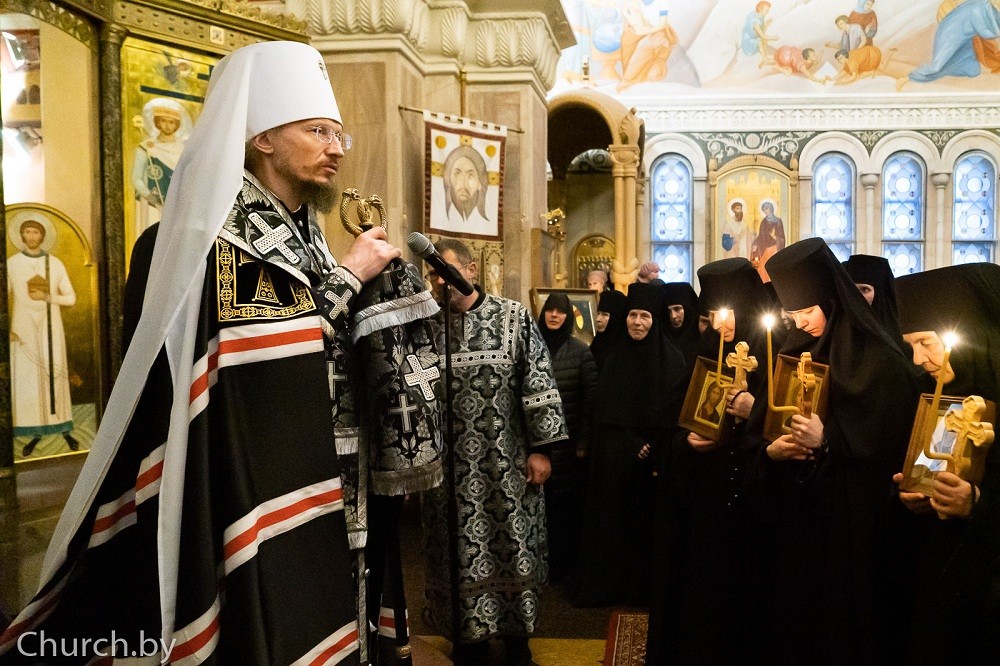 Патриарший экзарх всея Беларуси совершил монашеский постриг в Елисаветинском монастыре города Минска