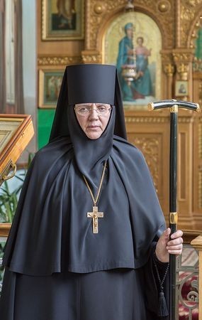 Святейший Патриарх Кирилл поздравил настоятельницу Иоанновского монастыря игумению Людмилу (Волошину) с днем рождения