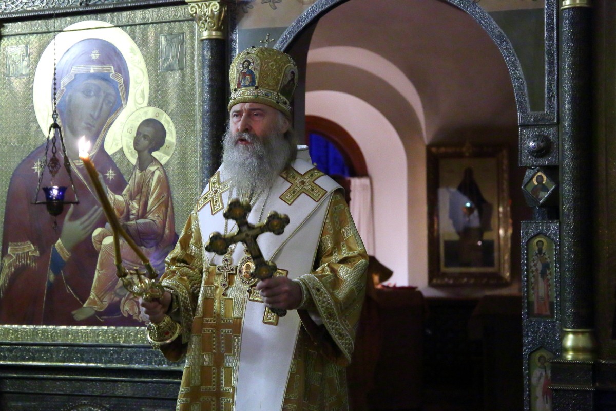 Архиепископ Феогност совершил Литургию в Стефано-Махрищском монастыре в день памяти св. прав. Иоанна Кронштадтского