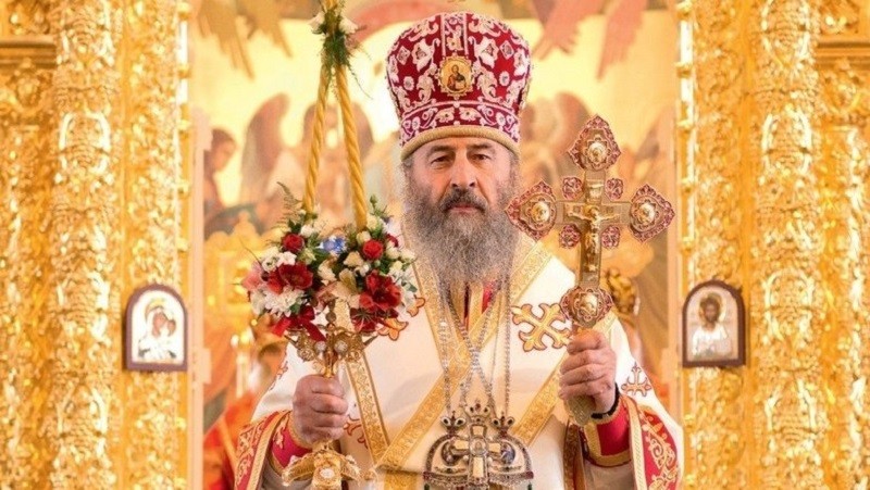 Блаженнейший митрополит Онуфрий совершил пасхальные богослужения в Пантелеимоновом монастыре в Феофании