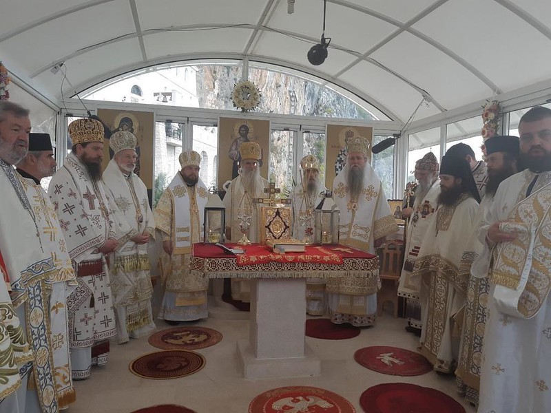 Епископ Арсений принял участие в торжествах по случаю престольного праздника монастыря Острог в Черногории