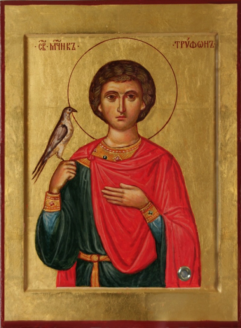 Св мч. Икона Святого великомученика Трифона.