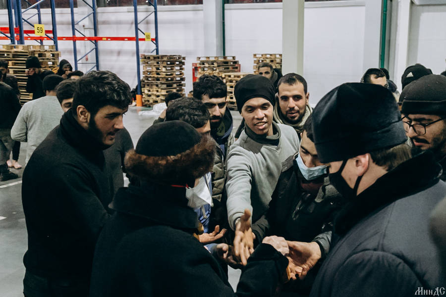 Гуманитарная помощь от Жировичского и Гродненского монастырей доставлена на белорусско-польскую границу