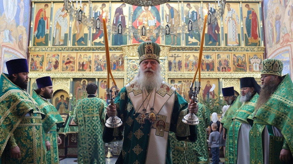 Митрополит Каширский Феогност возглавил Божественную литургию в Стефано-Махрищском монастыре