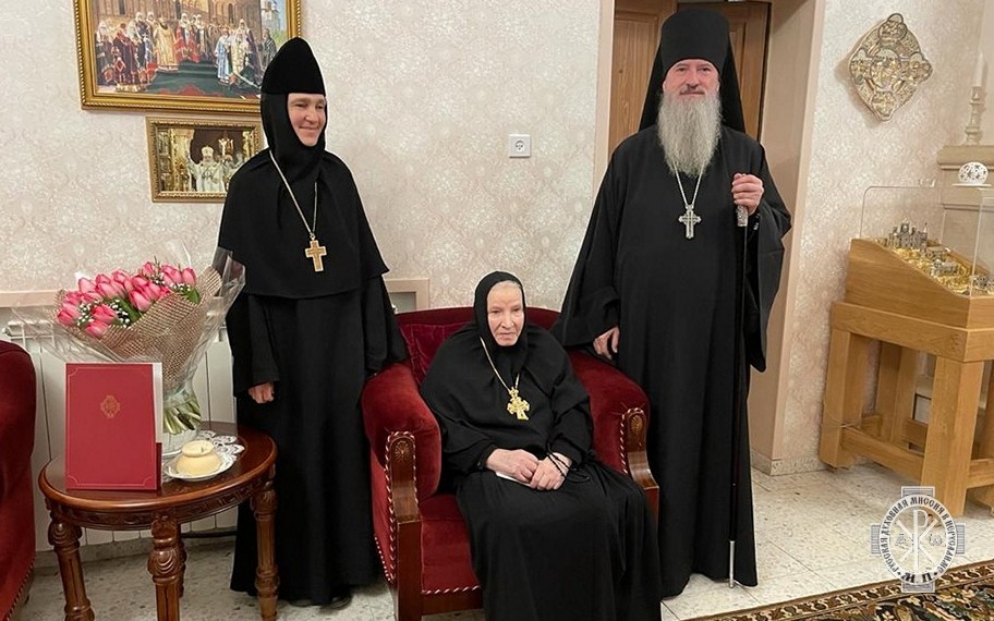 В Горненском монастыре отметили 30-летие игуменства почетной настоятельницы обители игумении Георгии (Щукиной)