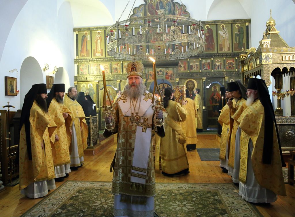 В день памяти прп. Димитрия Прилуцкого архиепископ Феогност возглавил Литургию в Стефано-Махрищском монастыре