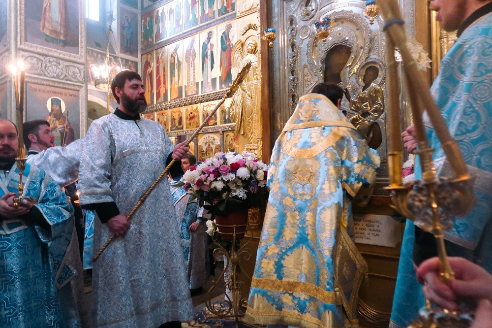 Епископ Юрьевский Арсений возглавил престольный праздник в Иверском Валдайском монастыре