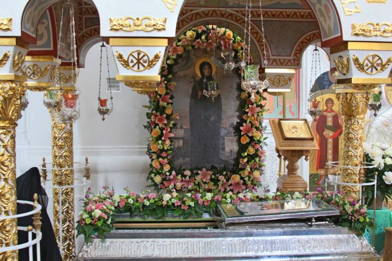 Патриарший экзарх всея Беларуси отслужил Литургию в Спасо-Евфросиниевском монастыре