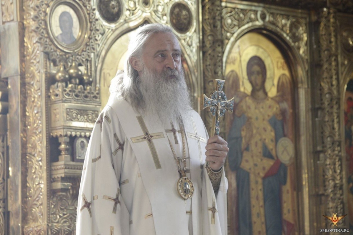 Архиепископ Феогност совершил литургию на Успенском подворье Оптиной пустыни в г. Санкт-Петербурге