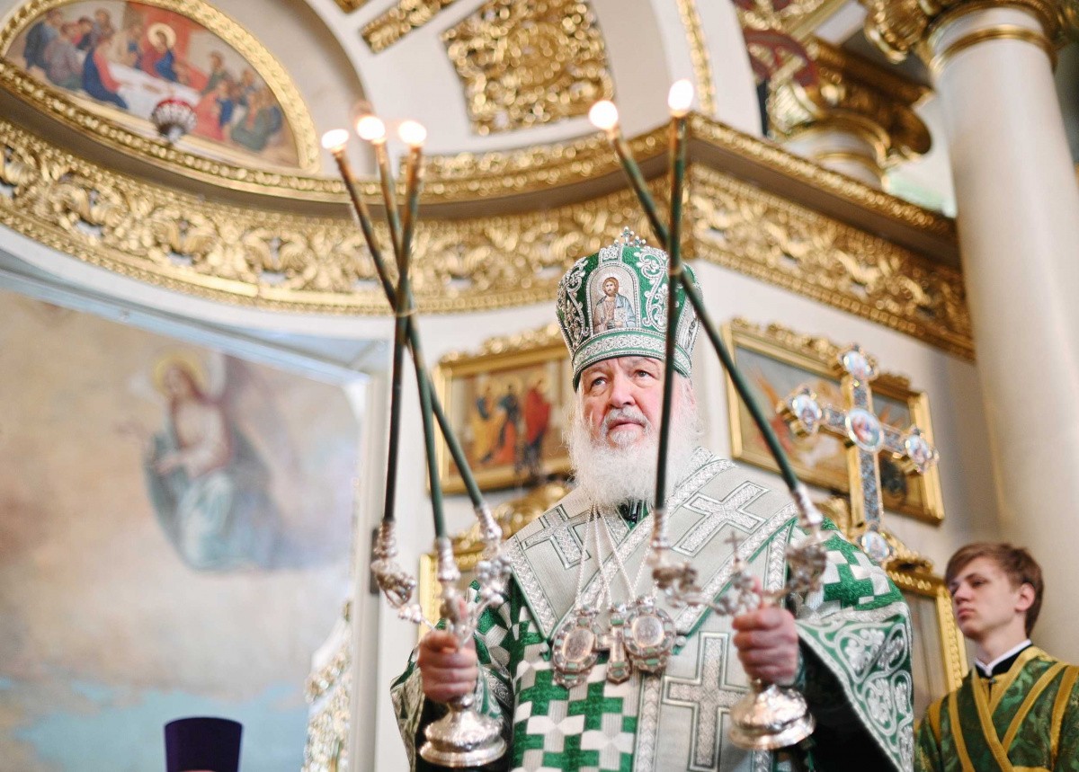 В день памяти благоверного князя Даниила Московского Патриарх Кирилл совершил Литургию в Даниловом монастыре