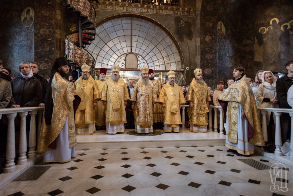 Блаженнейший митрополит Онуфрий совершил Литургию в Киево-Печерской лавре