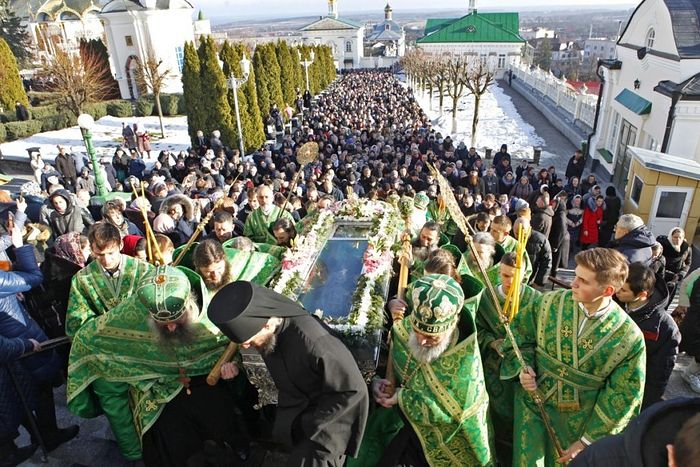 В Почаевской лавре отпраздновали день памяти прп. Амфилохия Почаевского