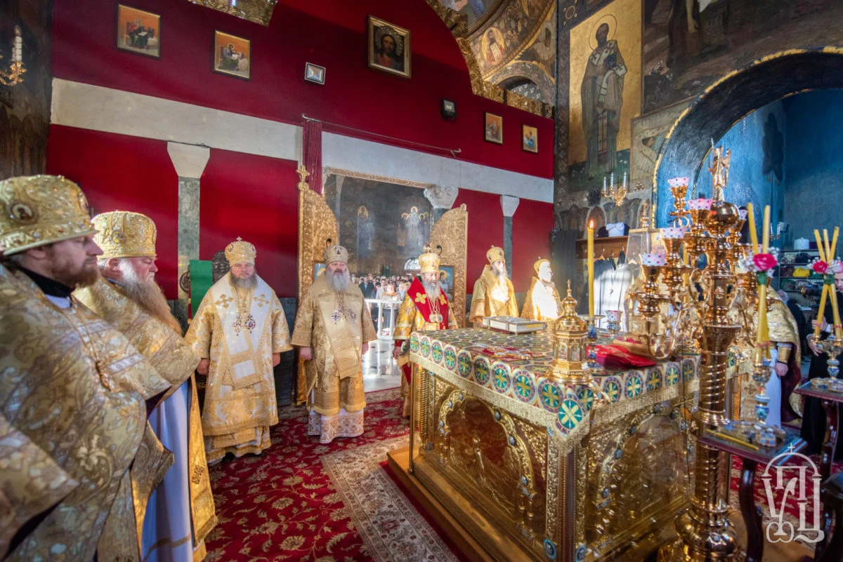 В Неделю 20-ю по Пятидесятнице Блаженнейший митрополит Онуфрий совершил Божественную литургию в Киево-Печерской лавре