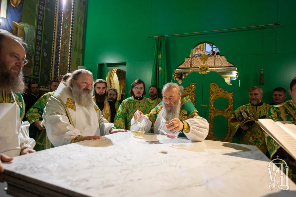 Предстоятель Украинской Православной Церкви освятил новый храм в Киево-Печерской лавре