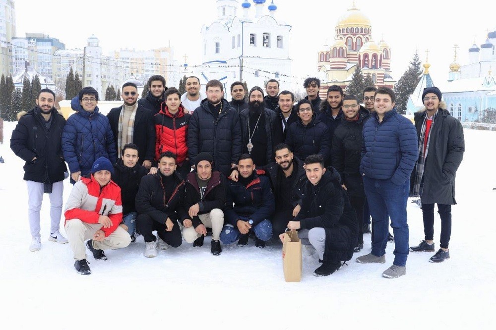 Представитель Коптской Церкви в России и студенты орловских вузов из Египта посетили с экскурсией Успенский монастырь Орла 