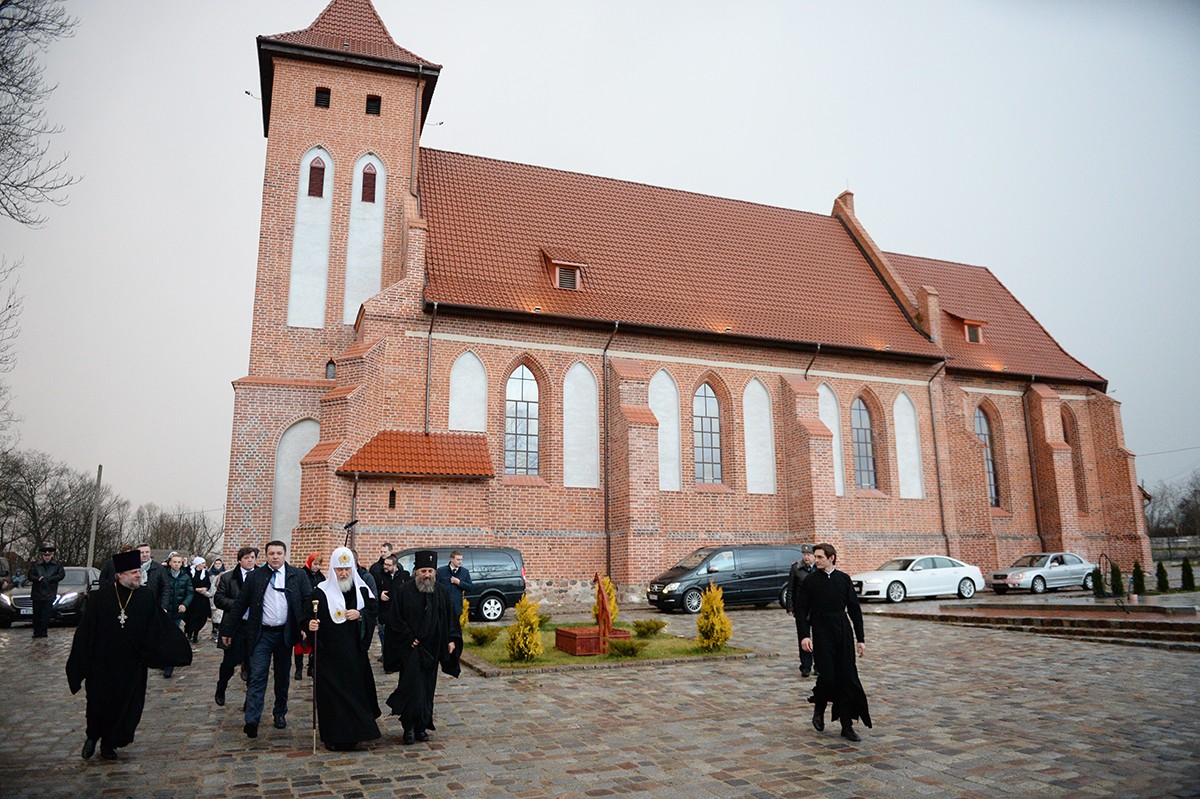 Патриарх Кирилл посетил Екатерининскую монашескую общину в пос. Родники Калининградской области