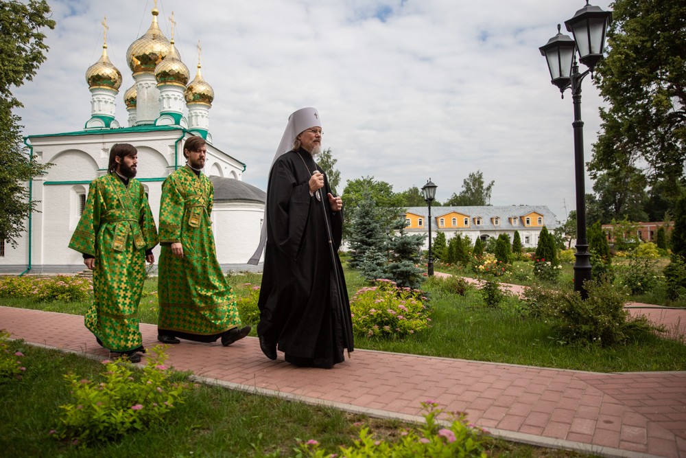 В Солотчинском Рождества Богородицы монастыре Рязанской епархии состоялось престольное торжество