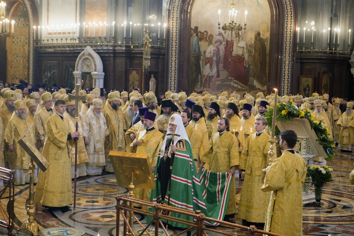 Представители монашества Русской Православной Церкви поздравили Патриарха Кирилла с девятилетием интронизации