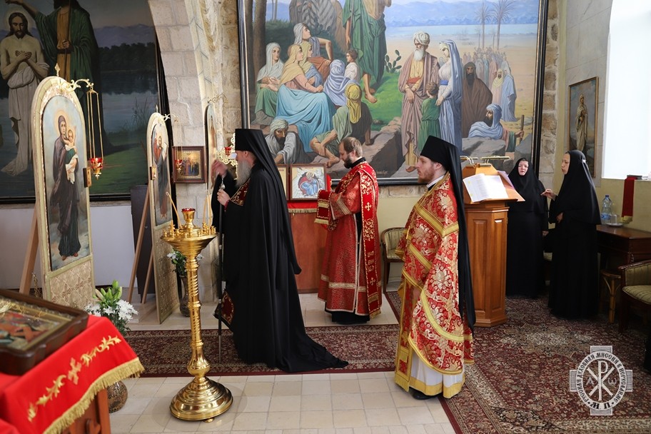 На подворье Русской духовной миссии в Иерихоне отмели престольный праздник