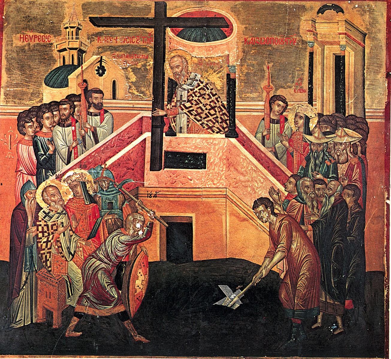 Обретение честного Креста и гвоздей святой царицею Еленою во Иерусалиме /  Монастырский вестник