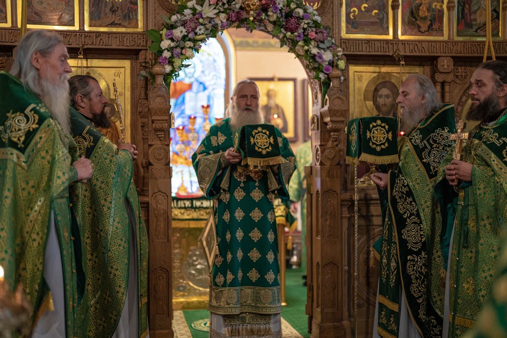 На Валаамском подворье в Москве молитвенно почтили память преподобных Сергия и Германа Валаамских